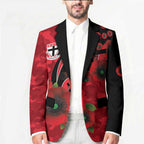 St Saints ANZAC Personalised Blazer Lest We Forget Poppy Camo