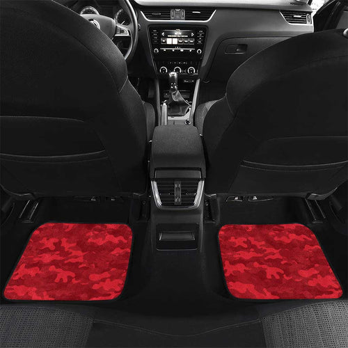 St Saints ANZAC Personalised Car Mats Lest We Forget Poppy Camo