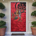 St Saints ANZAC Personalised Door Cover Lest We Forget Poppy Camo