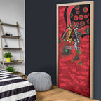 St Saints ANZAC Personalised Door Cover Lest We Forget Poppy Camo