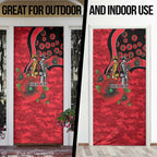 St Saints ANZAC Personalised Door Cover Lest We Forget Poppy Camo