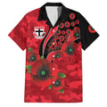 St Saints ANZAC Personalised Family Matching Tank Maxi Dress and Hawaiian Shirt Lest We Forget Poppy Camo