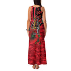 St Saints ANZAC Personalised Family Matching Tank Maxi Dress and Hawaiian Shirt Lest We Forget Poppy Camo