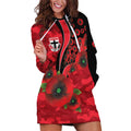 St Saints ANZAC Personalised Hoodie Dress Lest We Forget Poppy Camo