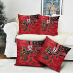 St Saints ANZAC Personalised Pillow Cover Lest We Forget Poppy Camo