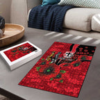 St Saints ANZAC Personalised Puzzle Lest We Forget Poppy Camo