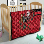 St Saints ANZAC Personalised Quilt Lest We Forget Poppy Camo