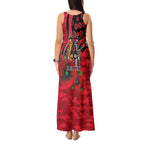 St Saints ANZAC Personalised Tank Maxi Dress Lest We Forget Poppy Camo