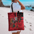 St Saints ANZAC Personalised Tote Bag Lest We Forget Poppy Camo