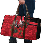 St Saints ANZAC Personalised Travel Bag Lest We Forget Poppy Camo