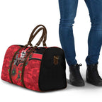 St Saints ANZAC Personalised Travel Bag Lest We Forget Poppy Camo