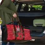 St Saints ANZAC Personalised Travel Bag Lest We Forget Poppy Camo