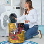 West Eagles ANZAC Personalised Laundry Basket Lest We Forget Poppy Camo