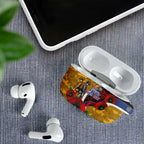 West Eagles ANZAC Personalised AirPods Case Lest We Forget Poppy Camo