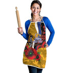 West Eagles ANZAC Personalised Apron Lest We Forget Poppy Camo