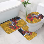 West Eagles ANZAC Personalised Bathroom Set Lest We Forget Poppy Camo