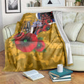 West Eagles ANZAC Personalised Blanket Lest We Forget Poppy Camo