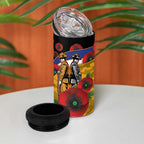 West Eagles ANZAC Personalised 4 in 1 Can Cooler Tumbler Lest We Forget Poppy Camo