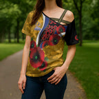 West Eagles ANZAC Personalised Cross Shoulder Shirt Lest We Forget Poppy Camo