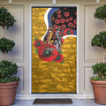 West Eagles ANZAC Personalised Door Cover Lest We Forget Poppy Camo