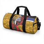 West Eagles ANZAC Personalised Duffle Bag Lest We Forget Poppy Camo