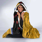 West Eagles ANZAC Personalised Hooded Blanket Lest We Forget Poppy Camo