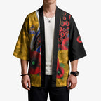West Eagles ANZAC Personalised Kimono Lest We Forget Poppy Camo