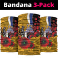 West Eagles ANZAC Personalised Neck Gaiter Lest We Forget Poppy Camo