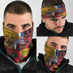 West Eagles ANZAC Personalised Neck Gaiter Lest We Forget Poppy Camo
