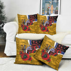 West Eagles ANZAC Personalised Pillow Cover Lest We Forget Poppy Camo