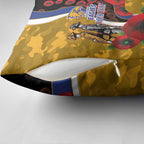 West Eagles ANZAC Personalised Pillow Cover Lest We Forget Poppy Camo