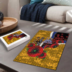 West Eagles ANZAC Personalised Puzzle Lest We Forget Poppy Camo