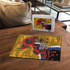 West Eagles ANZAC Personalised Puzzle Lest We Forget Poppy Camo