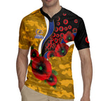 West Eagles ANZAC Personalised Rugby Jersey Lest We Forget Poppy Camo