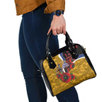 West Eagles ANZAC Personalised Shoulder Handbag Lest We Forget Poppy Camo