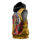 West Eagles ANZAC Personalised Sleeveless Hoodie Lest We Forget Poppy Camo