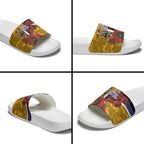 West Eagles ANZAC Personalised Slide Sandals Lest We Forget Poppy Camo
