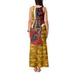 West Eagles ANZAC Personalised Tank Maxi Dress Lest We Forget Poppy Camo