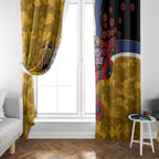 West Eagles ANZAC Personalised Window Curtain Lest We Forget Poppy Camo