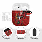 Sydney Swans ANZAC Personalised AirPods Case Lest We Forget Poppy Camo