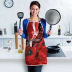 Sydney Swans ANZAC Personalised Apron Lest We Forget Poppy Camo
