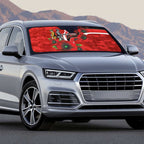 Sydney Swans ANZAC Personalised Auto Sun Shade Lest We Forget Poppy Camo