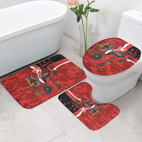 Sydney Swans ANZAC Personalised Bathroom Set Lest We Forget Poppy Camo
