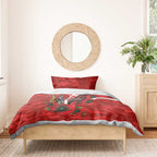 Sydney Swans ANZAC Personalised Bedding Set Lest We Forget Poppy Camo