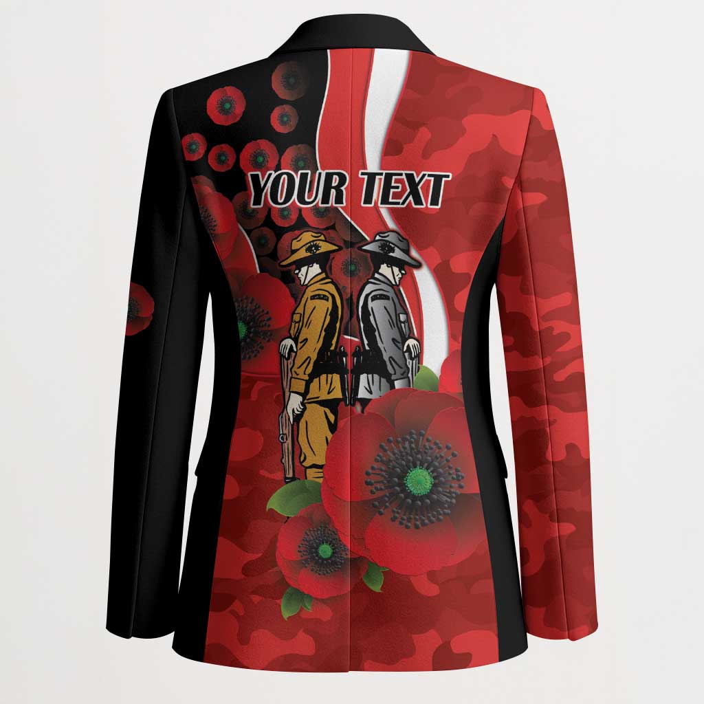 Sydney Swans ANZAC Personalised Blazer Lest We Forget Poppy Camo