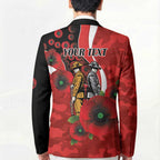 Sydney Swans ANZAC Personalised Blazer Lest We Forget Poppy Camo