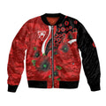 Sydney Swans ANZAC Personalised Bomber Jacket Lest We Forget Poppy Camo