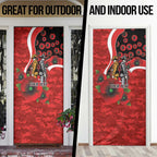 Sydney Swans ANZAC Personalised Door Cover Lest We Forget Poppy Camo