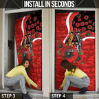 Sydney Swans ANZAC Personalised Door Cover Lest We Forget Poppy Camo