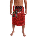 Sydney Swans ANZAC Personalised Lavalava Lest We Forget Poppy Camo